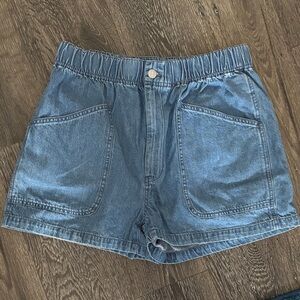 Madewell Light Blue Jean Shorts